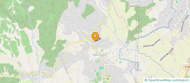 localisation de l'entreprise CILORE à PIERREVERT