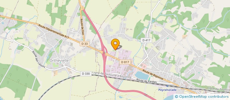 localisation de l'entreprise CILOUMED  PEYREHORADE