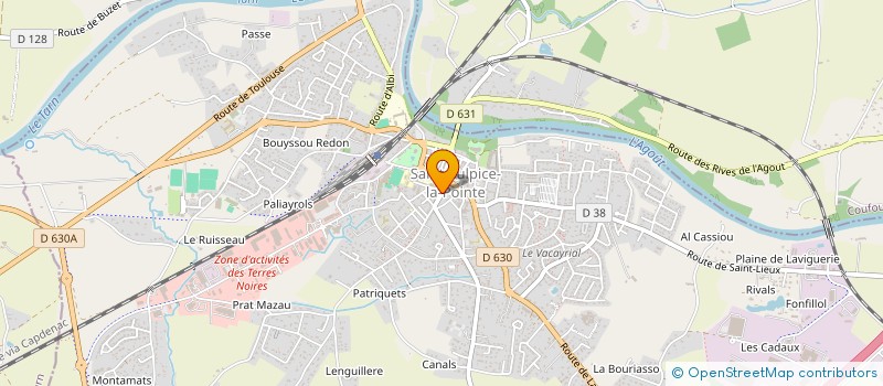 localisation de l'entreprise CILPAK à SAINT-SULPICE-LA-POINTE