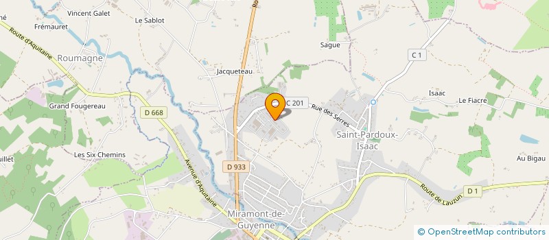 localisation de l'entreprise CILQUE  SAINT-PARDOUX-ISAAC