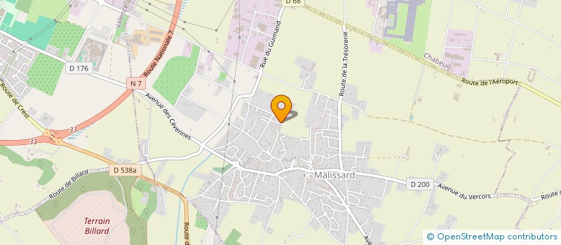 localisation de l'entreprise CILS  MALISSARD