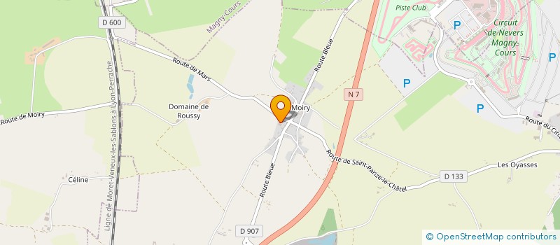 localisation de l'entreprise CILTI SPORT  SAINT-PARIZE-LE-CHATEL