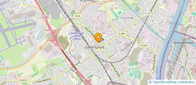 localisation de l'entreprise CIM 3 F 2  SAINT-LOUIS