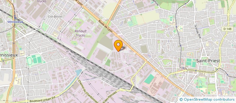 localisation de l'entreprise CIM  SAINT-PRIEST