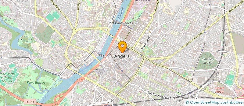 localisation de l'entreprise CIM  ANGERS