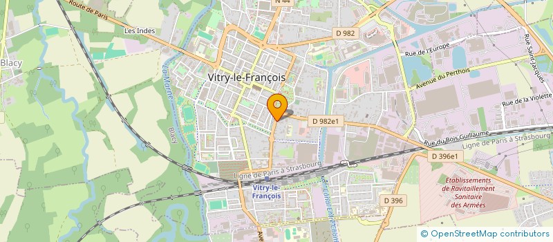 localisation de l'entreprise CIM à VITRY-LE-FRANCOIS