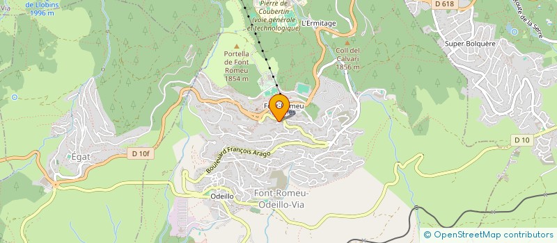 localisation de l'entreprise CIM  FONT-ROMEU-ODEILLO-VIA