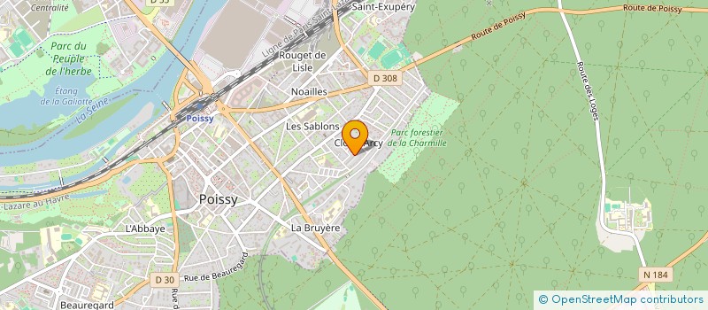 localisation de l'entreprise CIM 78 à POISSY