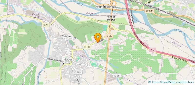 localisation de l'entreprise CIM  NOVES