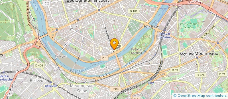 localisation de l'entreprise CIM à BOULOGNE-BILLANCOURT
