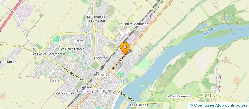localisation de l'entreprise CIM BAT à BEAUGENCY