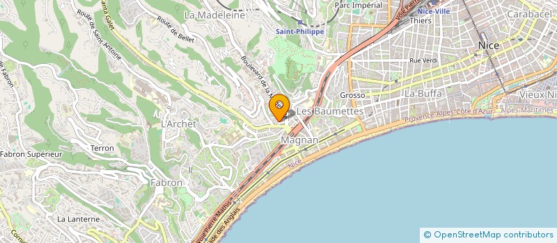 localisation de l'entreprise CIM BATIMENT  NICE