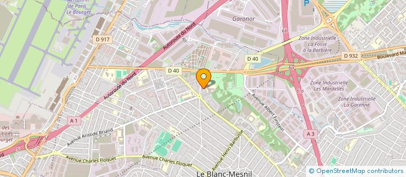 localisation de l'entreprise CIM COEUR DE VILLE à LE BLANC-MESNIL
