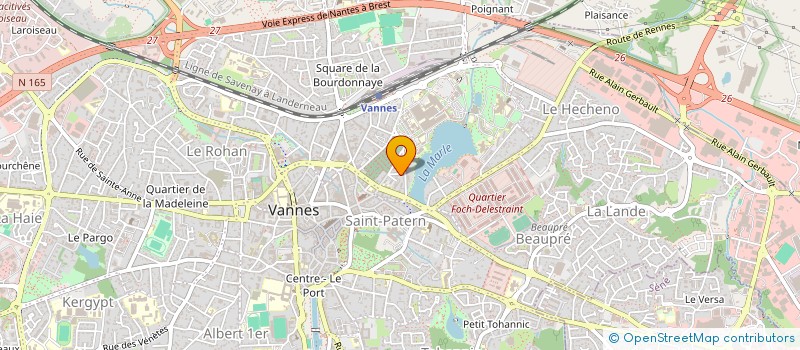 localisation de l'entreprise CIM & COMPAGNIE à VANNES
