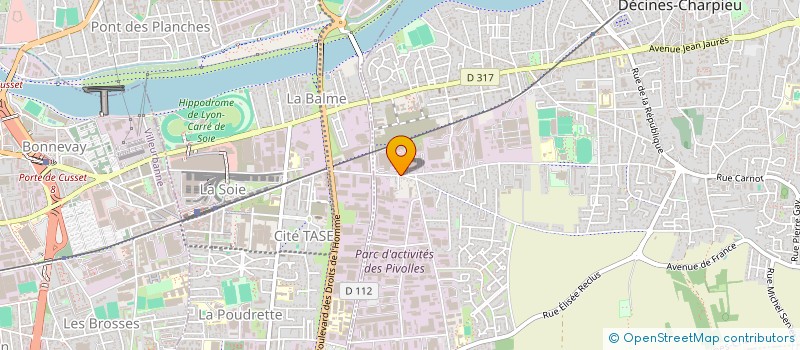 localisation de l'entreprise CIM CUISINES LYON à DECINES-CHARPIEU