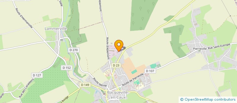 localisation de l'entreprise CIM DEVELOPPEMENT à BACQUEVILLE-EN-CAUX
