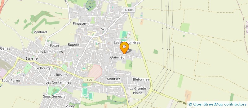 localisation de l'entreprise CIM-IMMO  GENAS