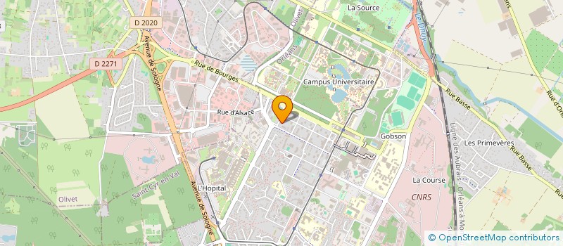 localisation de l'entreprise CIM-ISOL45 à ORLEANS