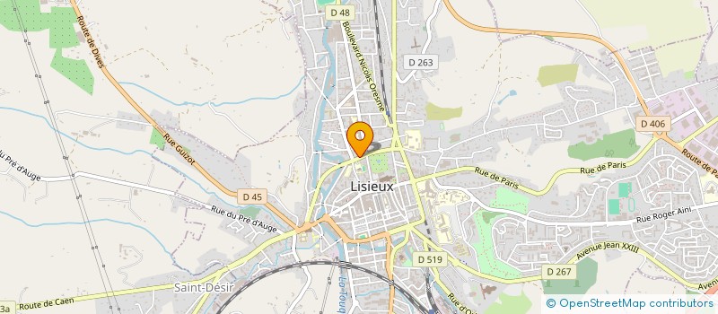 localisation de l'entreprise CIM LISIEUX à LISIEUX