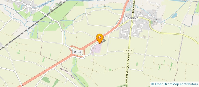 localisation de l'entreprise CIM MENUISERIE  EPANNES