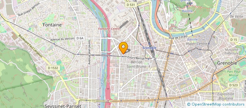 localisation de l'entreprise CIMA à GRENOBLE