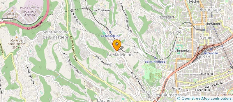 localisation de l'entreprise CIMA à NICE