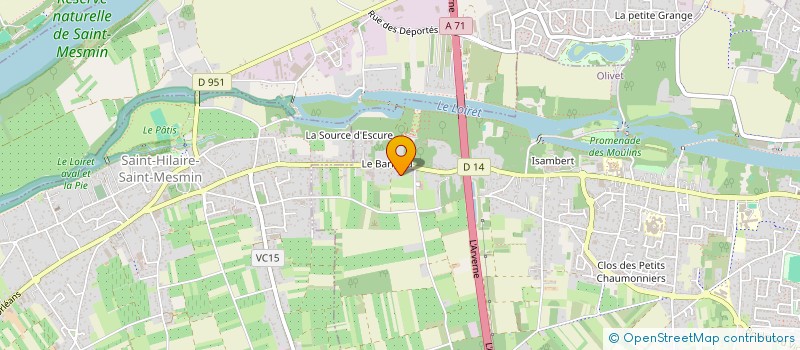 localisation de l'entreprise CIMA HOLDING à OLIVET