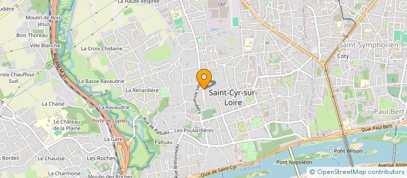 localisation de l'entreprise CIMA SYSTEMES  SAINT-CYR-SUR-LOIRE