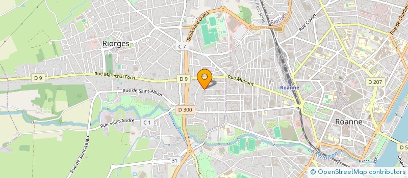 localisation de l'entreprise CIMABO  RIORGES