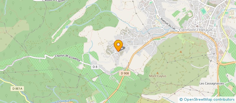 localisation de l'entreprise CIMACADEMIE  CLERMONT-L'HERAULT