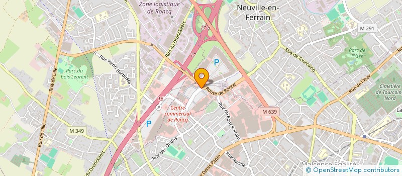 localisation de l'entreprise CIMAE à NEUVILLE-EN-FERRAIN