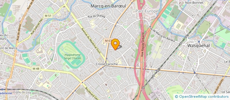 localisation de l'entreprise CIMAGEP à MARCQ-EN-BARŒUL