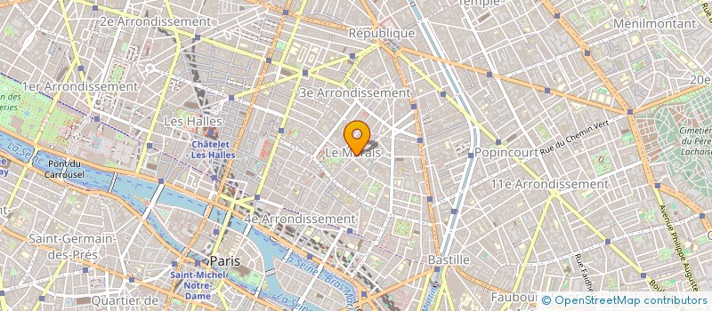 localisation de l'entreprise CIMAISE à PARIS