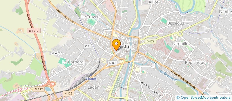 localisation de l'entreprise CIMAISE ET PORTIQUE à CASTRES