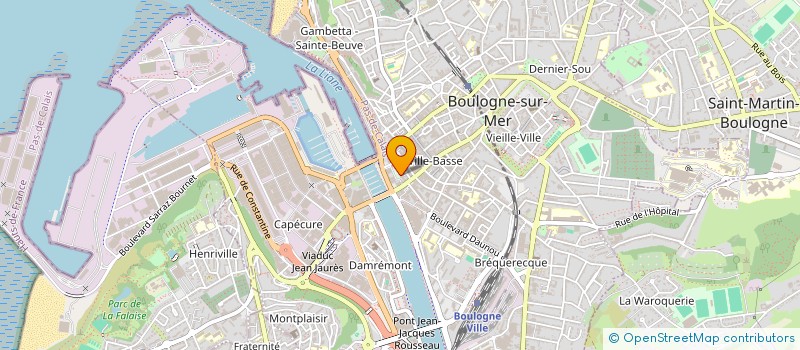 localisation de l'entreprise CIMAKAGE  BOULOGNE-SUR-MER