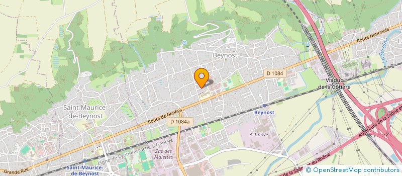 localisation de l'entreprise CIMALIA  BEYNOST