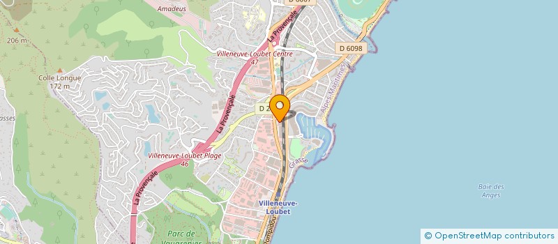 localisation de l'entreprise CIMALP COMMUNICATION SARL  VILLENEUVE-LOUBET