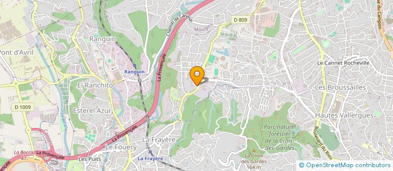 localisation de l'entreprise CIMAP CONSEIL à LE CANNET