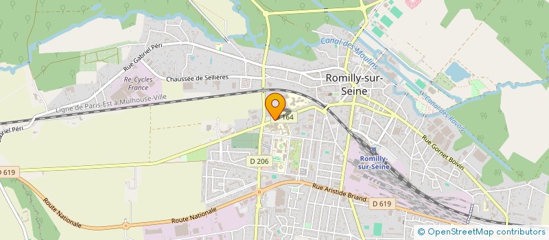 localisation de l'entreprise CIMAR IEC  ROMILLY-SUR-SEINE