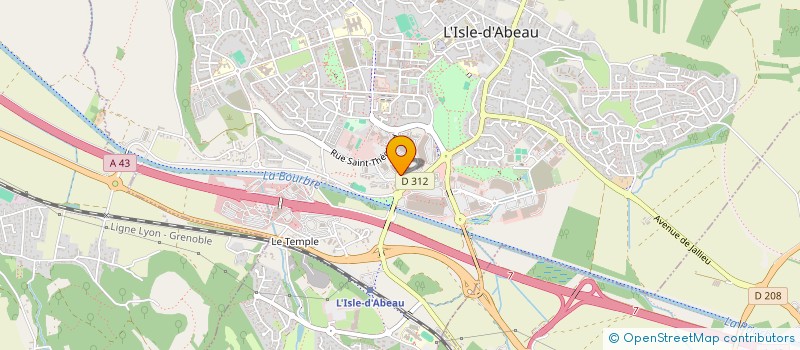 localisation de l'entreprise CIMARAL CENT INFORM MUT AGRICO à L'ISLE-D'ABEAU