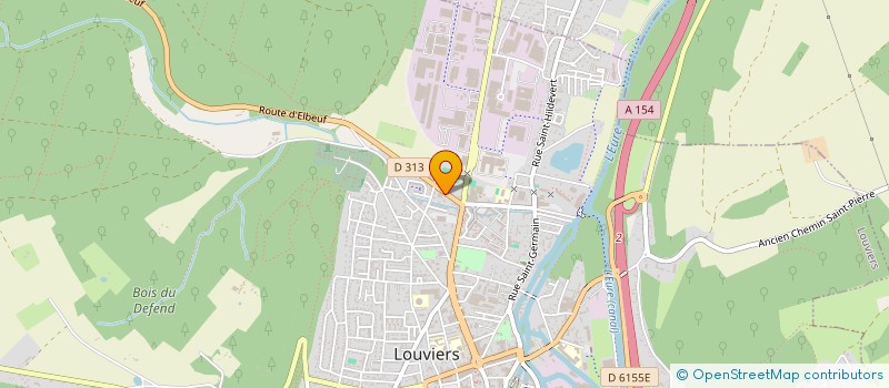 localisation de l'entreprise CIMARK à LOUVIERS