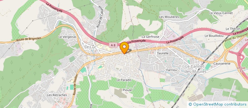 localisation de l'entreprise CIMAROSA à LE LUC