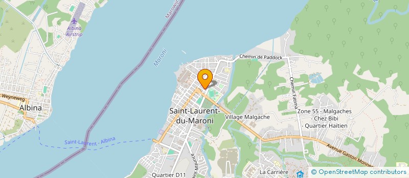 localisation de l'entreprise CIMARRONES à SAINT-LAURENT-DU-MARONI