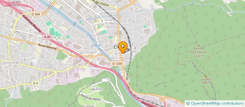 localisation de l'entreprise CIMB à CLUSES