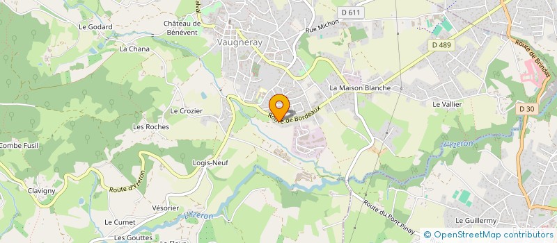 localisation de l'entreprise CIMBOL à VAUGNERAY