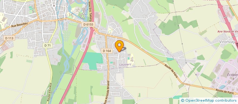 localisation de l'entreprise CIME à LOUVIERS