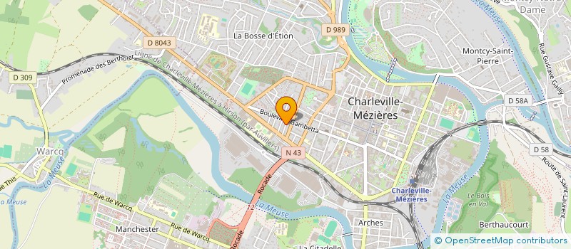 localisation de l'entreprise CIME  CHARLEVILLE-MEZIERES