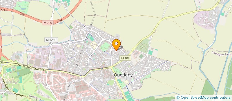 localisation de l'entreprise CIME à QUETIGNY