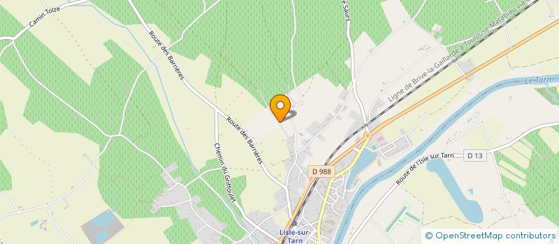 localisation de l'entreprise CIME à LISLE-SUR-TARN