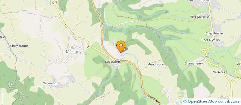localisation de l'entreprise CIME ASCENSEURS à MESIGNY
